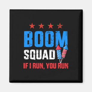 Íman Dia da Independência 4 De Julho Boom Squad Se Eu C