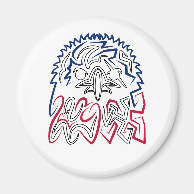 Íman Dia da Independência Águia Americana (Frente)