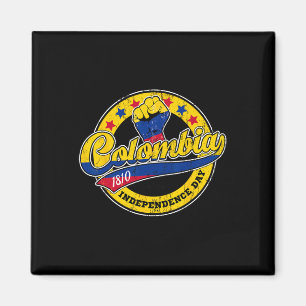 Íman Dia da Independência Bandeira da Colômbia Estilo R