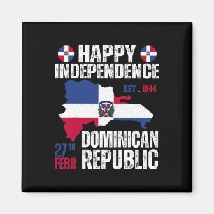 Íman Dia da Independência Bandeira e Mapa da República