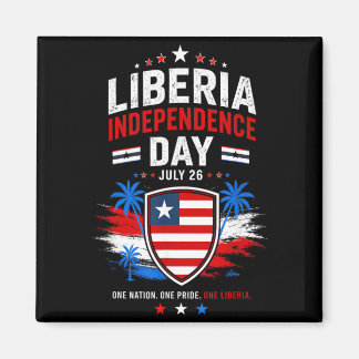 Íman Dia da Independência da Libéria 26 de Julho Bandei