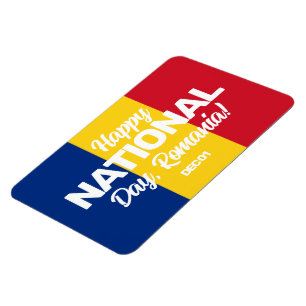 Íman Dia da Independência da Romênia Bandeira Nacional