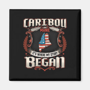 Íman Dia da Independência de Bandeira do Caribe Maine U