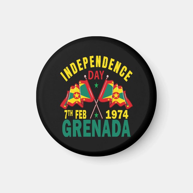 Íman Dia da Independência de Granada (Frente)