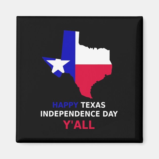 Íman Dia da Independência do Texas (Frente)