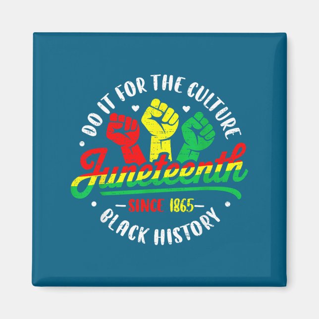 Íman Dia da liberdade Juneteenth africano 19 de junho p (Frente)