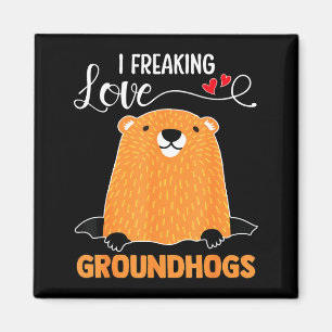 Íman Dia da Marmota Eu Amo Muito a Marmota Png