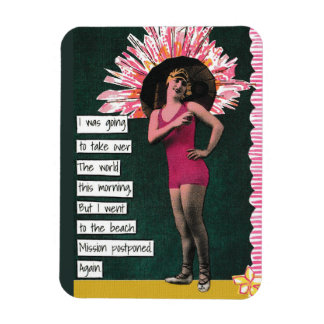 Íman Dia da Praia do Magnet de Vacinação Snarky