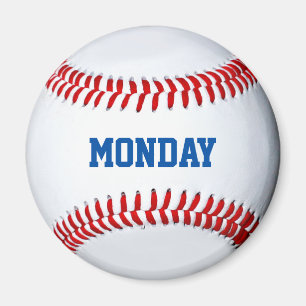 Íman Dia da Semana do Imã do Frigorífico do Baseball
