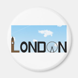 Íman Dia da skyline de Londres