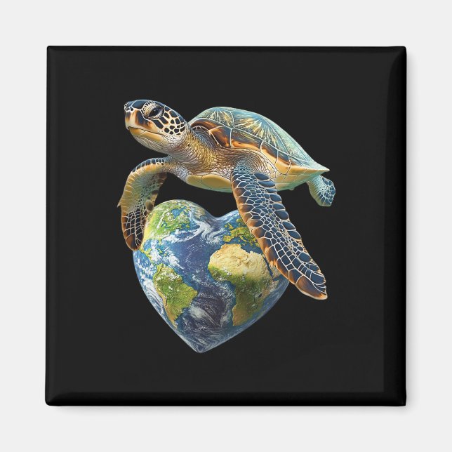 Íman Dia da Terra 2025 Restaurar O Planeta Terra Mar T (Frente)