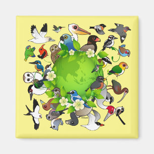 Íman Dia da Terra Birdormente