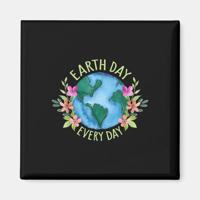 Íman Dia da Terra Dia a Dia das Mulheres com Camisas Am (Frente)