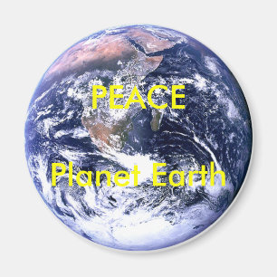 Íman Dia da Terra do planeta da PAZ os presentes de Zaz