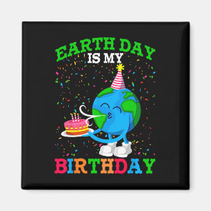 Íman Dia da Terra É o meu Anniversar sobre o Planeta Te