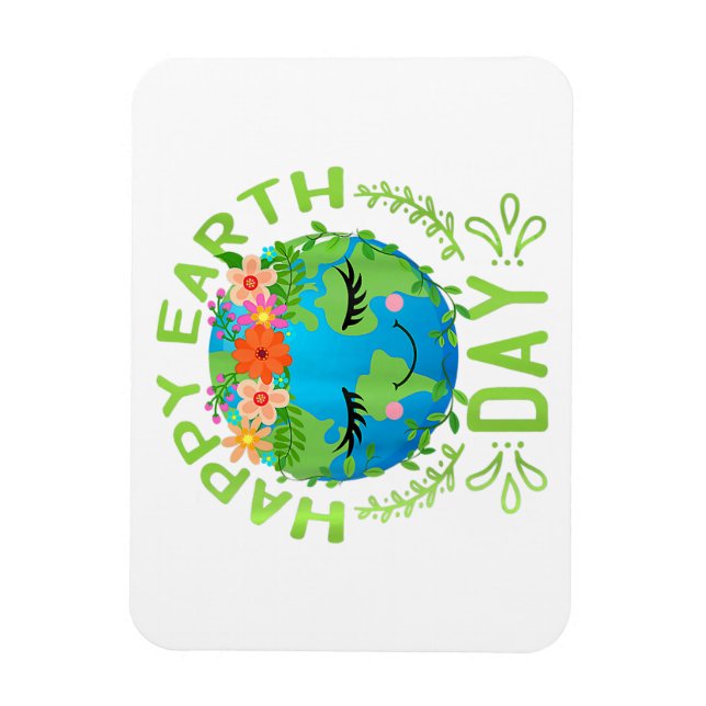 Íman Dia da Terra Engraçado Citação da Terra Feliz Dia  (Vertical)