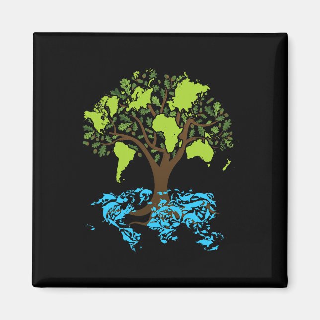 Íman Dia da Terra Oferece Ecologia e Ciência Ambiental (Frente)