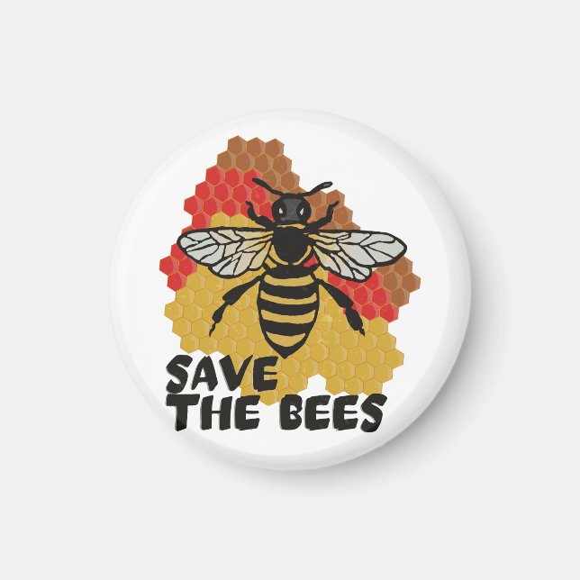 Íman Dia da Terra, Salve As Abelhas (Frente)