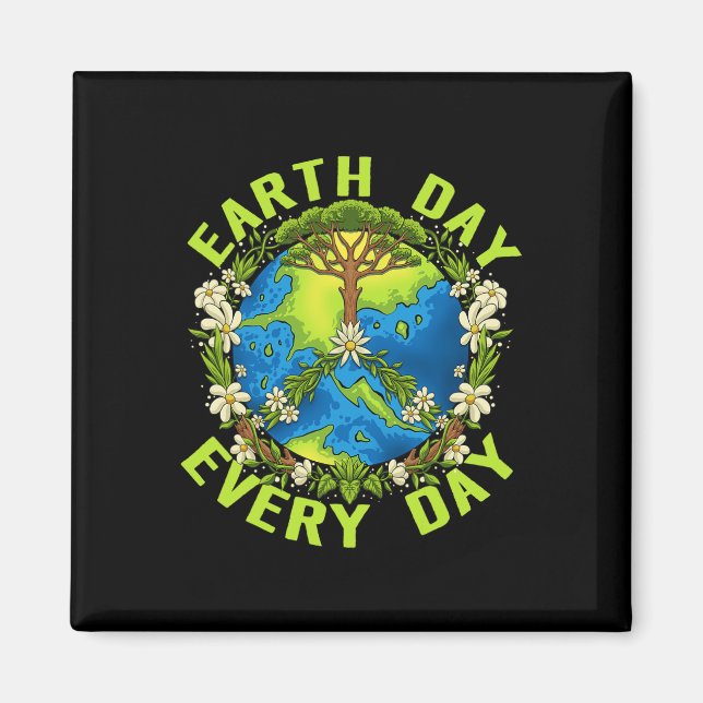 Íman Dia Da Terra Todos Os Dias Oferecem Presentes Para (Frente)