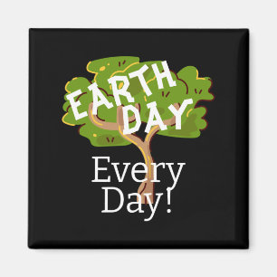 Íman Dia da Terra Todos os Dias Vá Verde Salve Nosso Pl