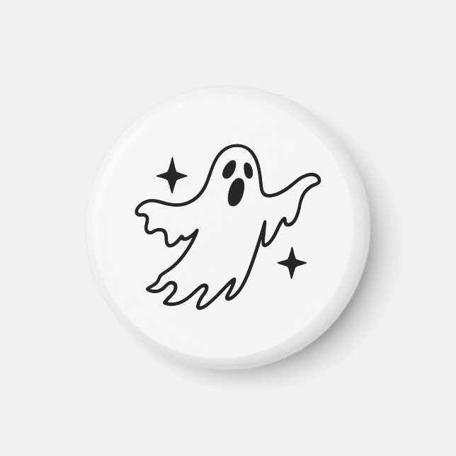 Íman Dia das Bruxas Fantasma (Frente)