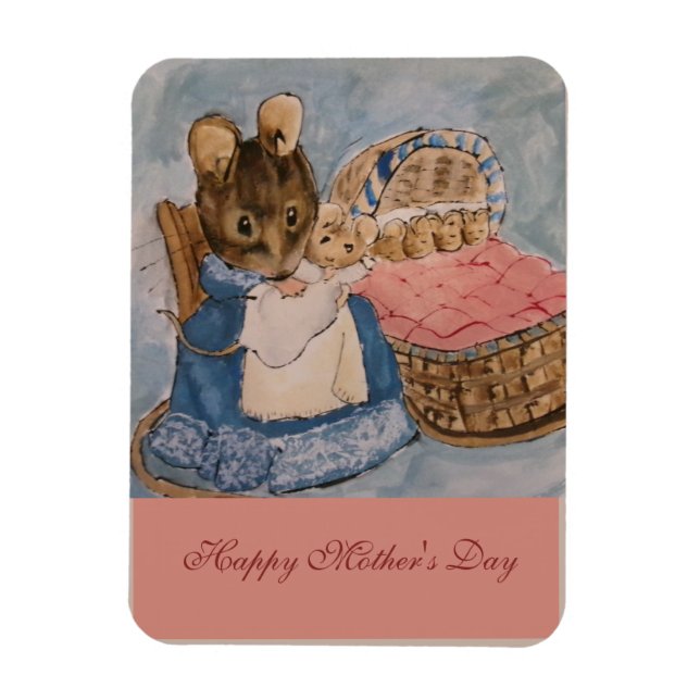 Íman Dia das Mães Beatrix Potter  (Vertical)