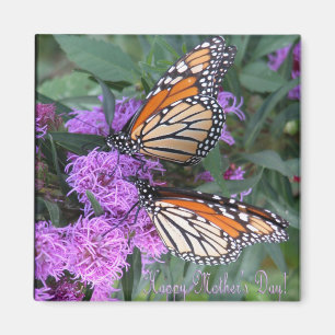 Íman Dia das mães feliz das borboletas gêmeas