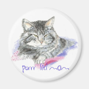 Íman Dia das mães - mamã de Purrr-fect - gato
