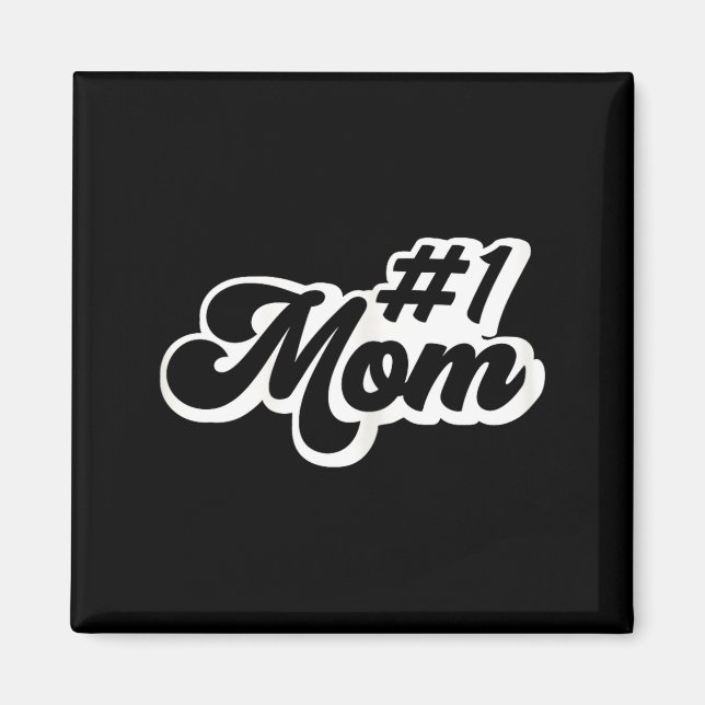 Íman Dia das mães número um mamãe  (Frente)