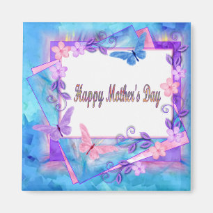 Íman dia das mães para sempre borboleta-Feliz