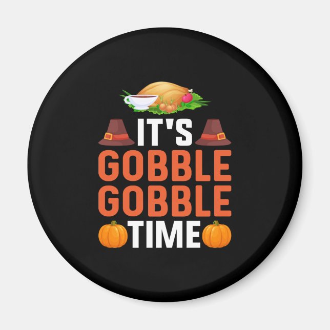 Íman Dia De Ação De Graças É Um Momento Gobble (Frente)