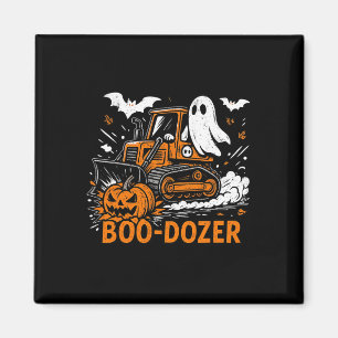 Íman Dia de as Bruxas engraçado Boo-dozer Ghost Trucks