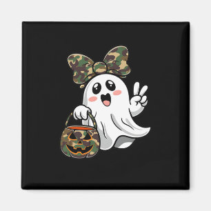 Íman Dia de as Bruxas engraçado Camouflage Camo Ghost H