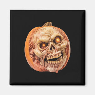 Íman Dia de as Bruxas engraçado De Pumpkin De Horror In
