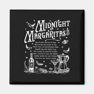 Íman Dia de as Bruxas engraçado Magia da Margaritas da
