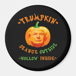 Íman Dia de as Bruxas engraçado Trumpkin Clássico