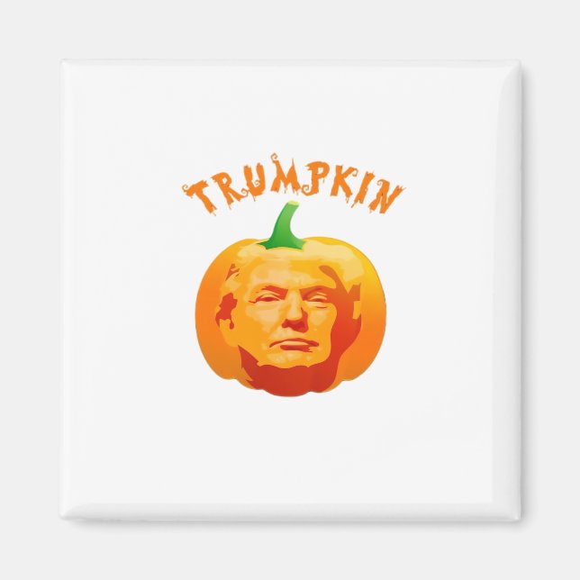 Íman Dia de as Bruxas engraçado Trumpkin - Spooky Parod (Frente)