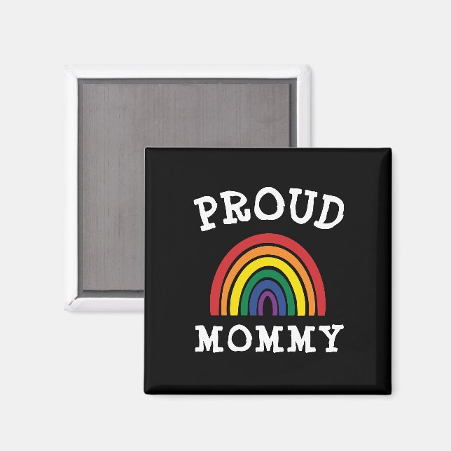 Íman Dia de as mães Arco-Íris Mamãe LGBTQ Ortodia (Front/Back)