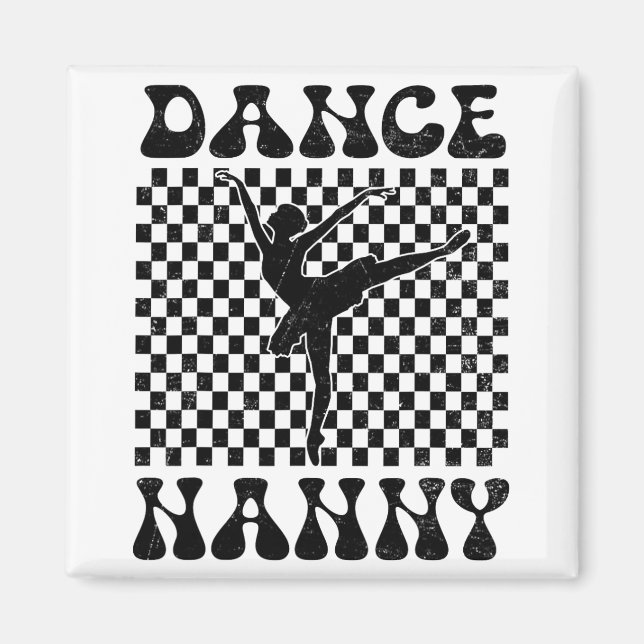 Íman Dia de as mães Dance Nanny Dance Lover (Frente)