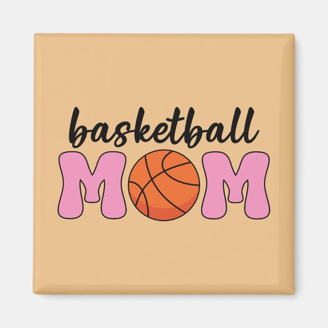 Íman Dia de as mães de basquete da mãe (Frente)
