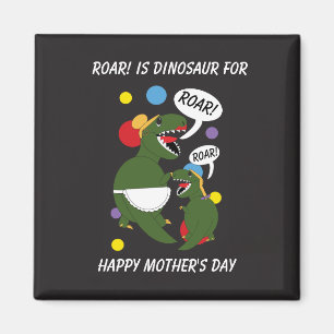 Íman Dia de as mães Dinossauro Filha Engraçada Person