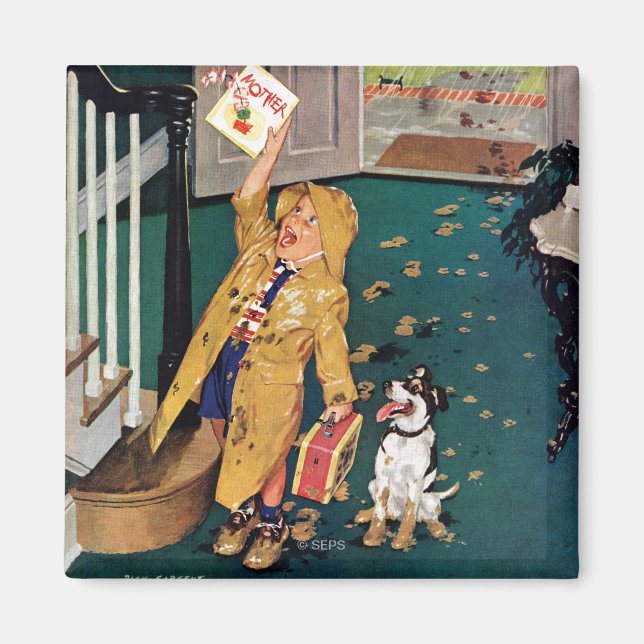 Íman Dia de as mães Feliz (Frente)