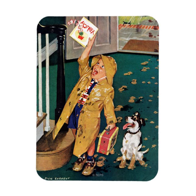 Íman Dia de as mães Feliz (Vertical)