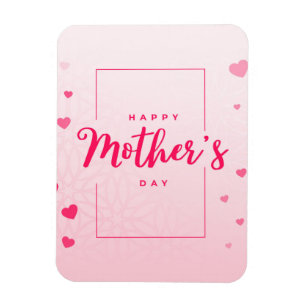 Íman Dia de as mães Feliz (Corações)