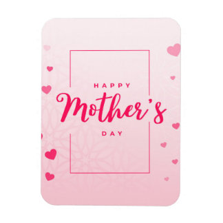 Íman Dia de as mães Feliz (Corações)