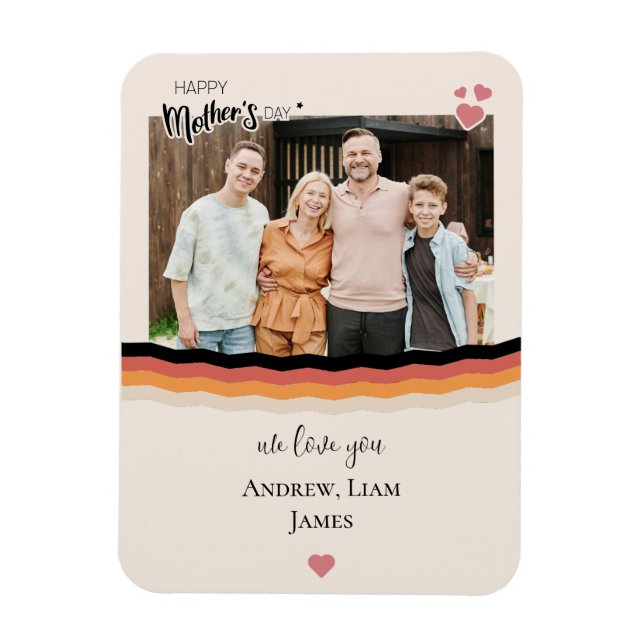Íman Dia de as mães feliz que te amamos (Vertical)