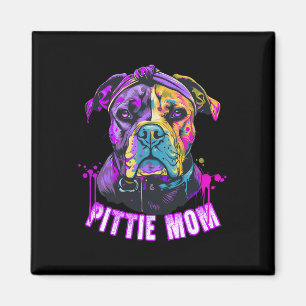 Íman Dia de as mães Pittie Mãe Pitbull Dog Lovers