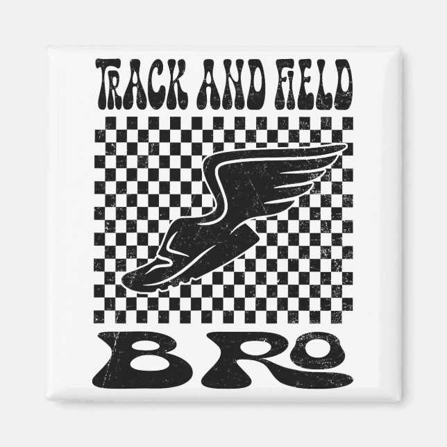 Íman Dia de as mães Track E Field Bor (Frente)