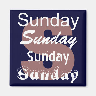 Íman Dia de domingo do ímã da semana