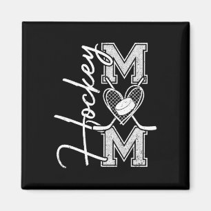 Íman Dia de Jogo da Mãe de Hockey Mãe de Hóquei no Gelo